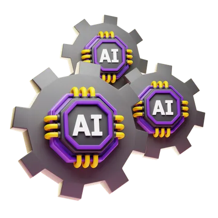 Automation  3D Icon