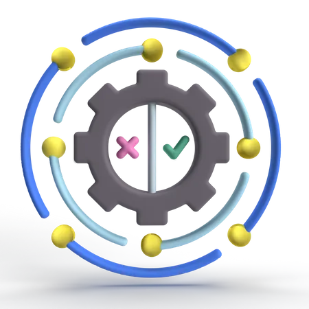 Automation Process  3D Icon