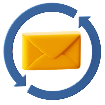 Automatisierte E-Mail  3D Icon