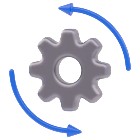 Automatisierung  3D Icon