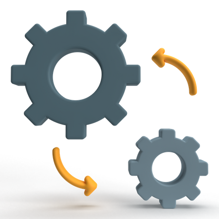 Automatización  3D Icon