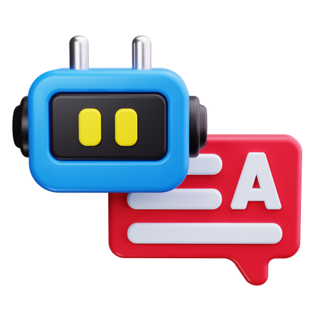 Automatización de chat  3D Icon