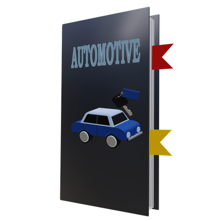 Automotive Book  3D Icon