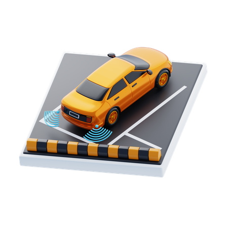 Automotive Sensors  3D Icon