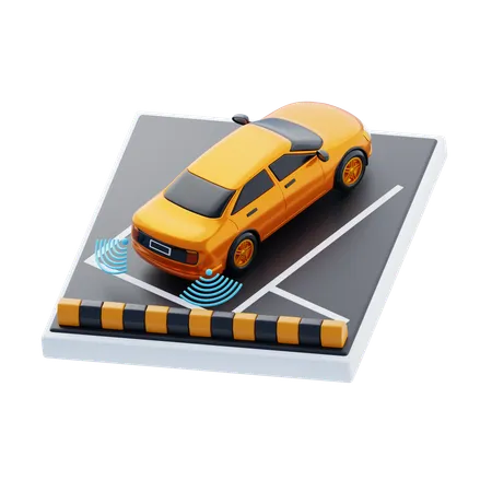 Automotive Sensors  3D Icon