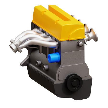 Auto Motor  3D Icon