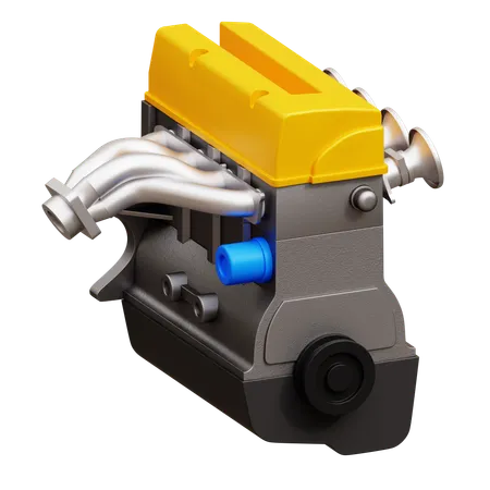 Auto Motor  3D Icon