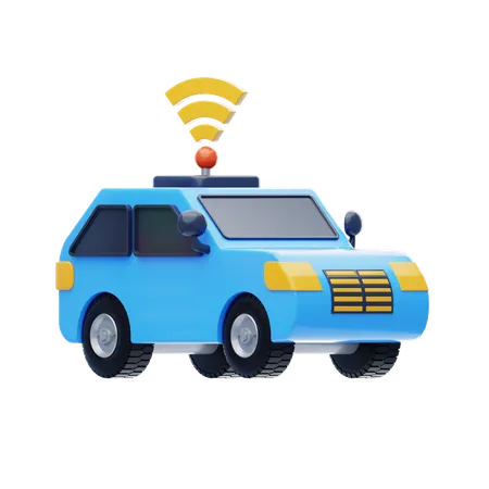 Autonome Fahrzeuge  3D Icon