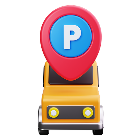 Parkplatz  3D Icon