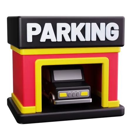 Parkplatz  3D Icon