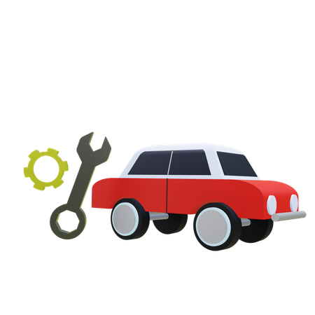 Autoreparatur  3D Icon