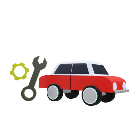 Autoreparatur  3D Icon