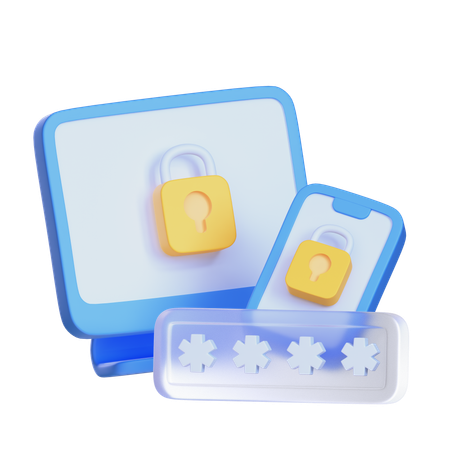 Autorisation à deux facteurs  3D Icon