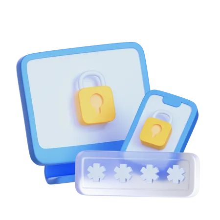Autorisation à deux facteurs  3D Icon