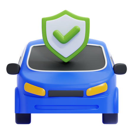 Autoversicherung  3D Icon