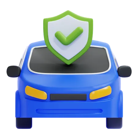 Autoversicherung  3D Icon