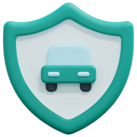 Autoversicherung  3D Icon