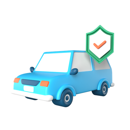 Autoversicherung  3D Icon
