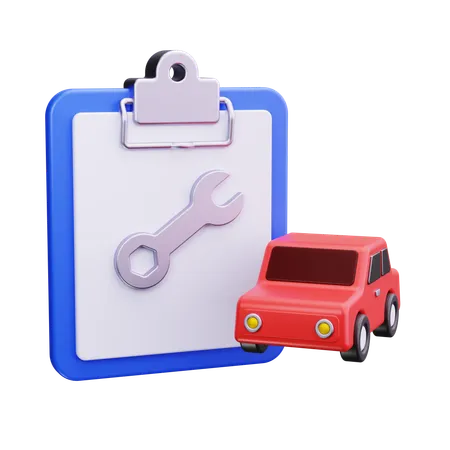 Autovertrag  3D Icon