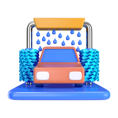 Waschanlage  3D Icon