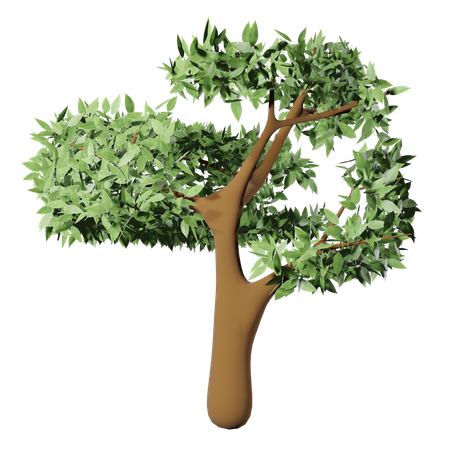 Autum Tree  3D Icon