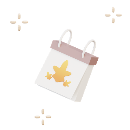Autumn Calendar  3D Icon