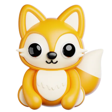 Autumn Fox  3D Icon