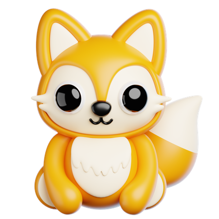 Autumn Fox  3D Icon