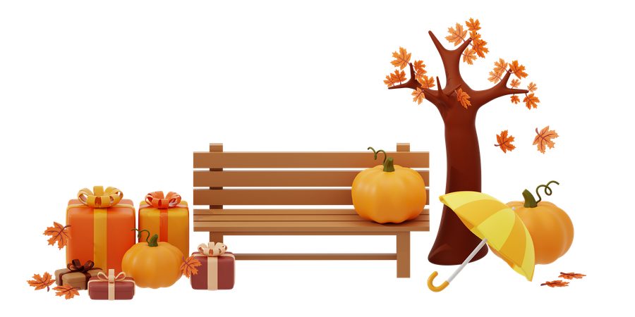 Autumn Gift  3D Icon
