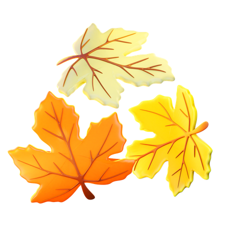 Autumn Leaves  3D Icon