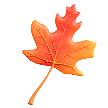 Autumn Leaves  3D Icon