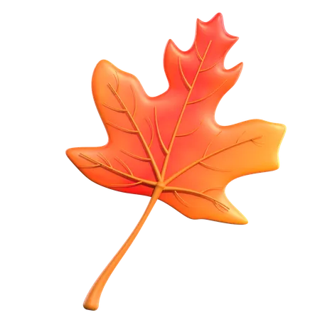 Autumn Leaves  3D Icon