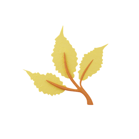 Autumn Leaves  3D Icon