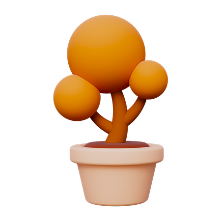 Autumn Plant  3D Icon