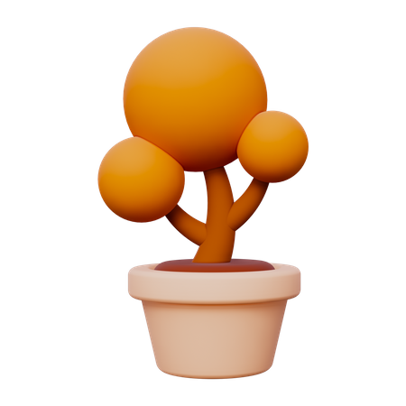 Autumn Plant  3D Icon