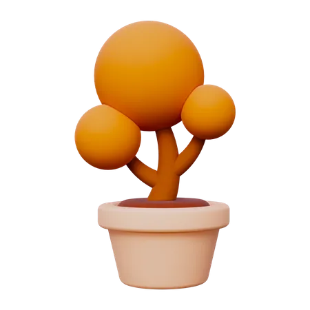 Autumn Plant  3D Icon