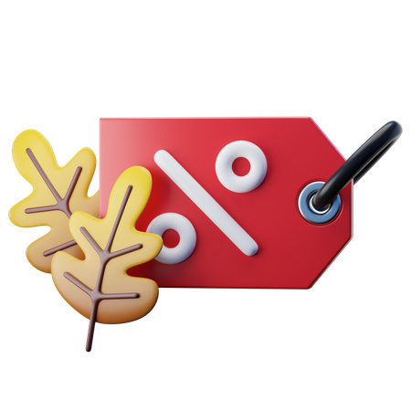 Autumn Sale  3D Icon