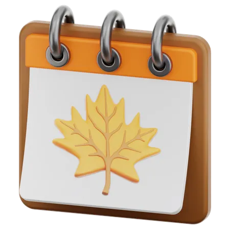 Autumn Season  3D Icon