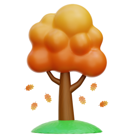 Autumn Tree  3D Icon