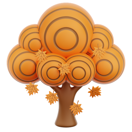 Autumn Tree  3D Icon