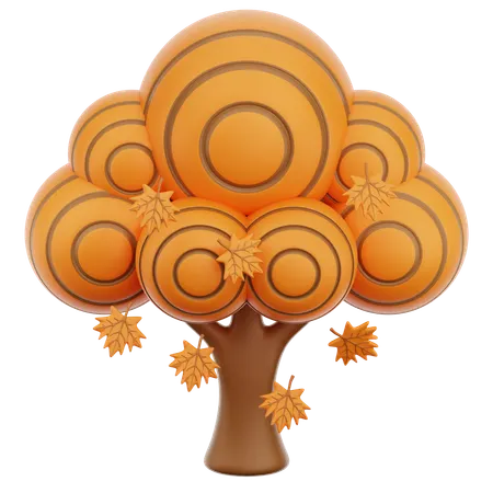 Autumn Tree  3D Icon