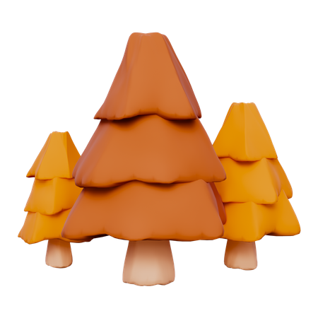 Autumn Tree  3D Icon