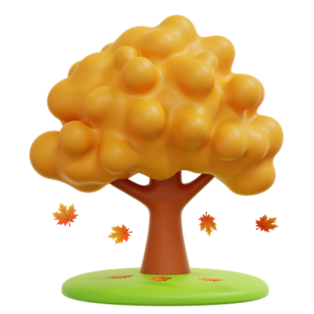 Autumn Tree  3D Icon