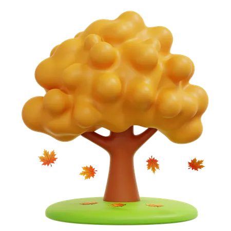 Autumn Tree  3D Icon