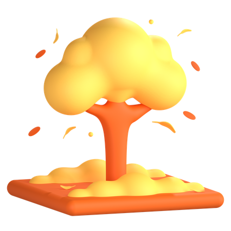 Autumn Tree  3D Icon