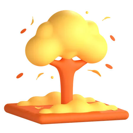 Autumn Tree  3D Icon