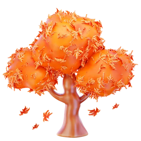 Autumn Tree  3D Icon