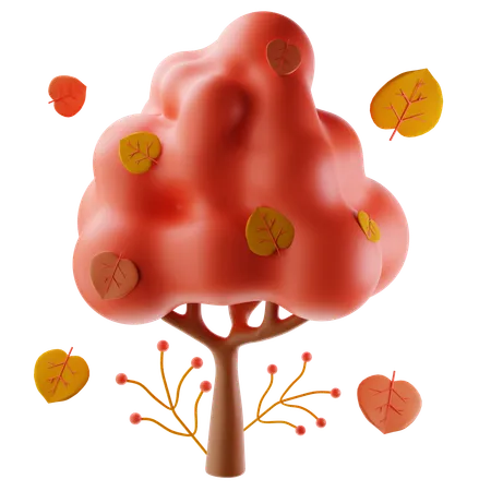 Autumn Tree  3D Icon