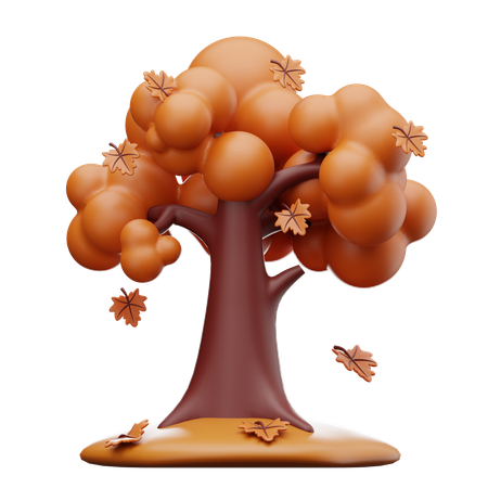 Autumn Tree  3D Icon