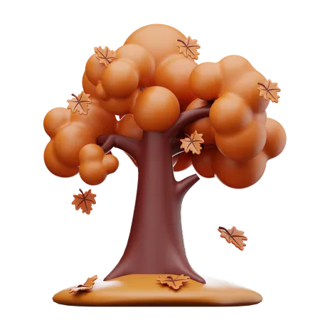 Autumn Tree  3D Icon